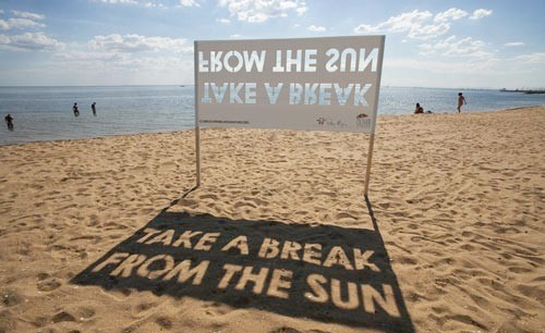 Tómate un descanso del sol