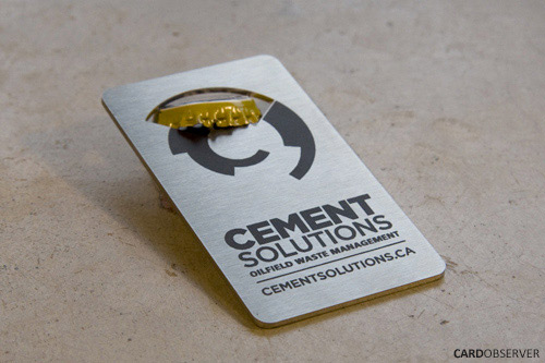 Bottle Opener Business Card
