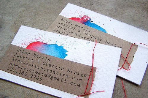 thread business card