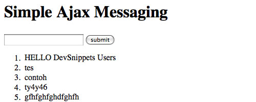 CodeIgniter and Ajax Using JQuery Tutorial