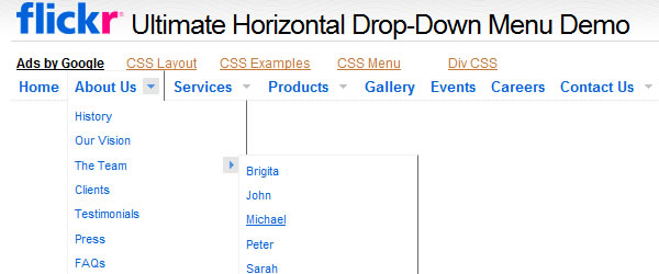 Smart Multi Level Navigation Menus