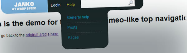 Smart Multi Level Navigation Menus