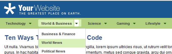 Smart Multi Level Navigation Menus