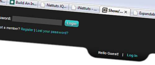 Expand-collapse Transition Effects