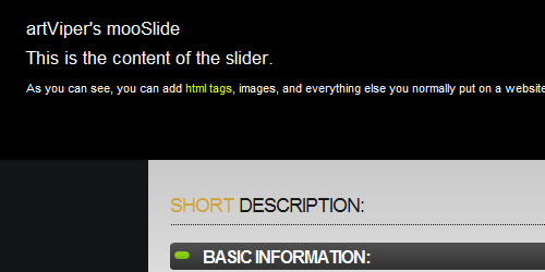Expand-collapse Transition Effects