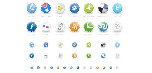 Nice Social Media Icons