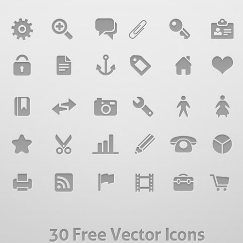 30 Free Vector Icons