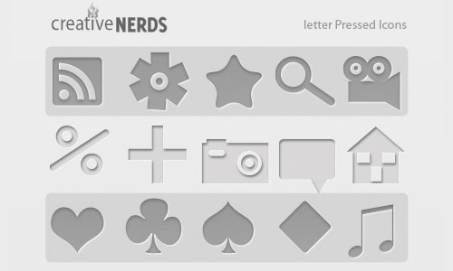  Free Letter Pressed Icons