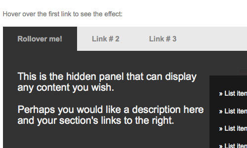 jDiv: A jQuery navigation menu alternative