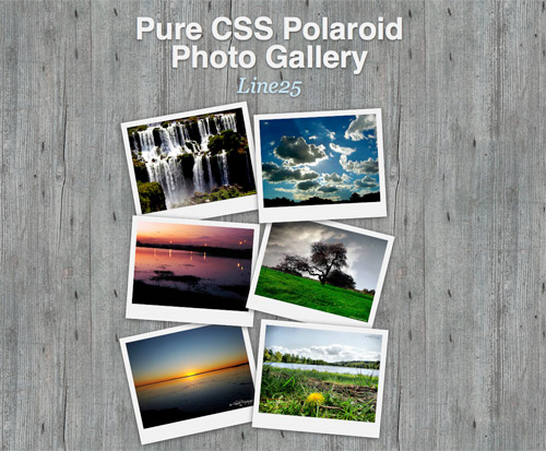 How To Create a Pure CSS Polaroid Photo Gallery