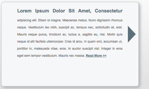 Create a JQuery Content Slider Using Pure CSS