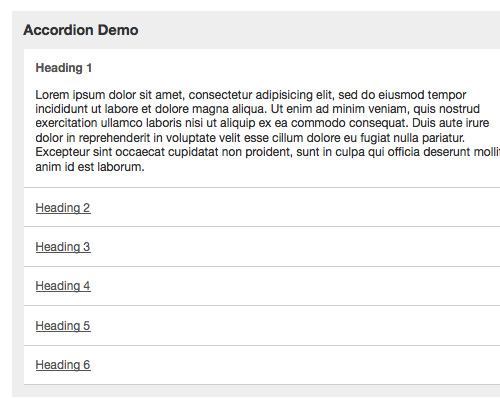 Accordion using only CSS